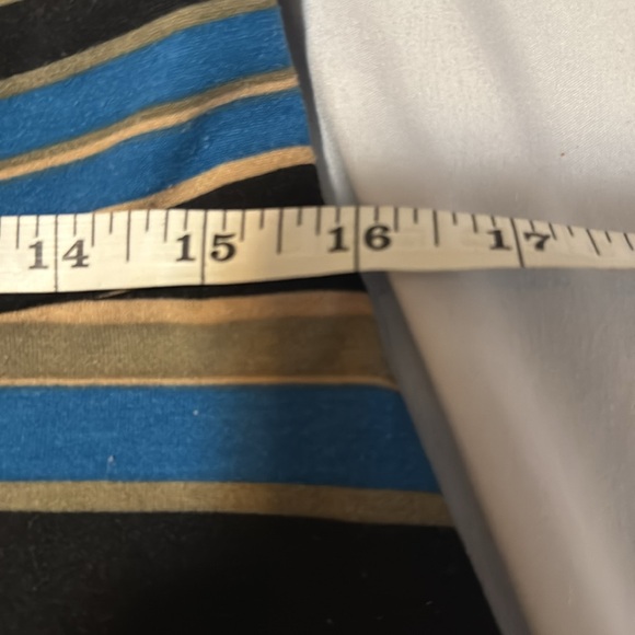 🧡10 for $20🧡 LuLaRoe Black and Blue A-Line Midi Skirt Casual| size Large - Picture 6 of 9